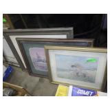 3 FRAMED PRINTS