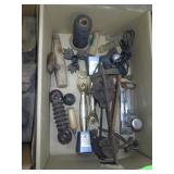 VTG ICE SKATES & SHARPENER, INSULATORS, BARREL >>>