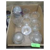 DECORATIVE JARS, BOWLS, CANDLE HOLDERS, ETC