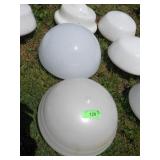 3 CEILING LIGHT SHADES