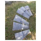 2 SECTIONS OF A VINTAGE WINDMILL BLADES