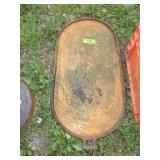 VINTAGE CAST IRON GRIDDLE 25" INCLUDING HANDLES
