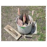 BUCKET OF TROWELS