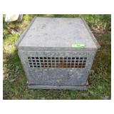 GALVANIZED ANIMAL CAGE 21 x 18 x 15