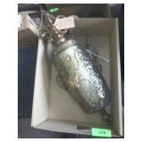 VINTAGE MCM HANGING SWAG LAMP / LIGHT  23" LONG