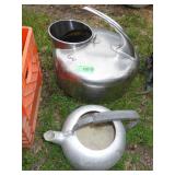 VINTAGE BABSON SURGE MILKER, ALUMINUM KETTLE