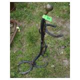 HORSE SHOE & HORSE HAME UMBRELLA STAND