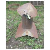 VINTAGE RUSTY TIN ROOF VENT