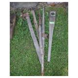 VINTAGE CLAMP END, SINGLE TREE, PIPE THREADER, ETC