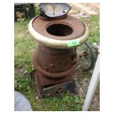CAST IRON POT BELLY STOVE (NO BASE)