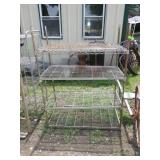 METAL WIRE SHELF (48 x 24 x 62) WIRE SHELF 41 x 24