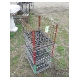 3 MORNING GLORY MILK CRATES