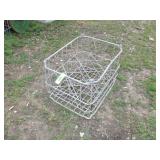 VINTAGE WIRE MILK / OIL BOTTLE HOLDER