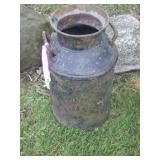 VTG MILK CAN (RUSTY & NO BOTTOM) - GREAT PLANTER