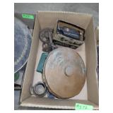 VINTAGE APPLE CORER (NOT COMPLETE), DREMEL SANDER>