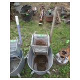 VINTAGE GLAVANIZED MOP BUCKET