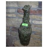 HANDMADE GLAZED TERRA COTTA VASE 21 1/2"