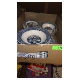 VTG CHINA SET MARKED USA - 11 DESSERT PLATES,>>>