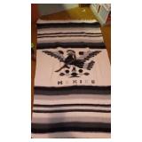 MEXICAN SERAPE BLANKET, TAPESTRY THROW