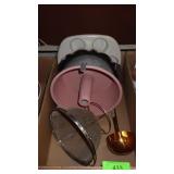 BUNDT PANS, STRAINER, COPPER & BRASS LADLE,>>>