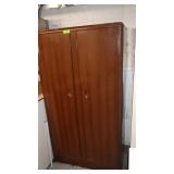VINTAGE METAL CABINET **BRING HELP** 36 x 20 x  66