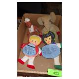 VTG PLUSH ELEPHANT, NABISCO MISTER SALTY DOLL,>>>