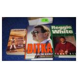 3 BOOKS- DITKA, REGGIE WHITE & HANK AARON STORY