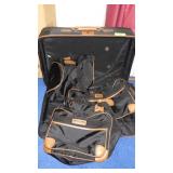 PIERRE CARDIN NYLON SUITCASE & CARRYON BAGS