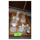 ASST FIGURINES - ENESCO, LEFTON, LUVKINS, ETC