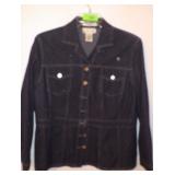 EVAN-PICONE STRETCH JEAN JACKET SIZE 1X