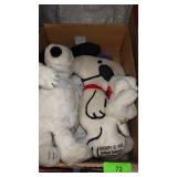ASST VTG PLUSH SNOOPY DOLLS (SEE PICS FOR>>