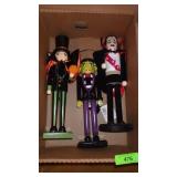 3 HALLOWEEN NUTCRACKERS