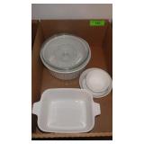 ASST. CORNING WARE CASSEROLES & BOWLS
