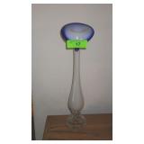 VTG? JACK IN THE PULPIT GLASS VASE 15"