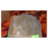 CHRISTMAS SERVING PLATTERS & MIKASA BELL BOWL