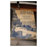 1943 STATE FARM ROAD ATLAS SPECIAL WAR EDITION