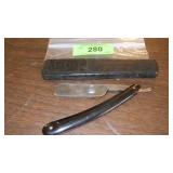 VINTAGE GEO. WOSTENHOLM STRAIGHT RAZOR