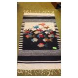 OAXACAN? MEXICAN WOOL RUG 32" X 53"