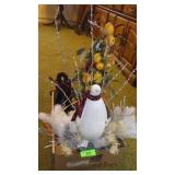 FRUIT TREE, PENGUIN DECOR, & ANGEL TREE TOPPER