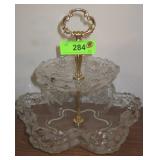 MIKASA  "CARMEN" 2 TIER SERVING TRAY
