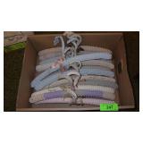 VTG CROCHETED CLOTHES HANGERS