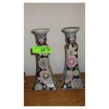 VTG? NIEMAN-MARCUS CANDLESTICK HOLDERS 8.5" TALL