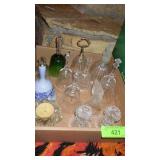 ASST VTG BELLS, CANDLESTICK HOLDERS, & CANDLE