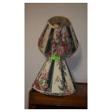 2 CLOTH LAMPSHADES