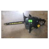 14" MCCULLOCH CHAIN SAW  (PULLS)