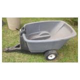 STEP 2 PLASTIC DUMP CART W/ HITCH