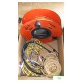 EXTENSION CORD ON ROLLER, BUNGEE CORDS, & ASST>>>