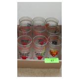 VINTAGE CHICAGO BULLS & CHICAGO BEARS GLASSES
