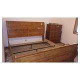 KING? BED   77" WIDE   **BRING HELP**