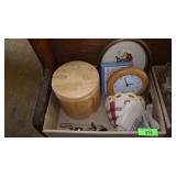 ICE BUCKET, HUMMEL NEEDLEPOINT, CANDLE SNUFFERS>